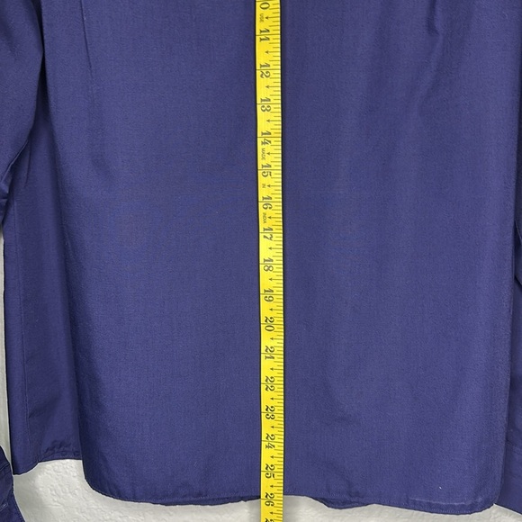 Sue Patrick Austin Women’s Blue Button Down Shirt 16 - Picture 8 of 8